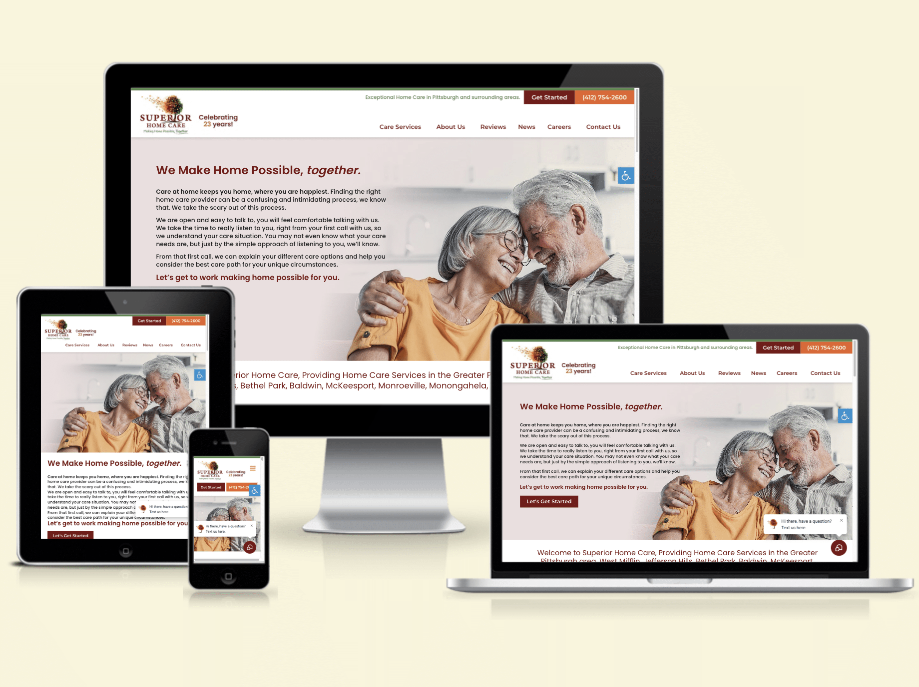 Superior In-Home Care Unveils Redesigned Website to Enhance Client Experience and Accessibility